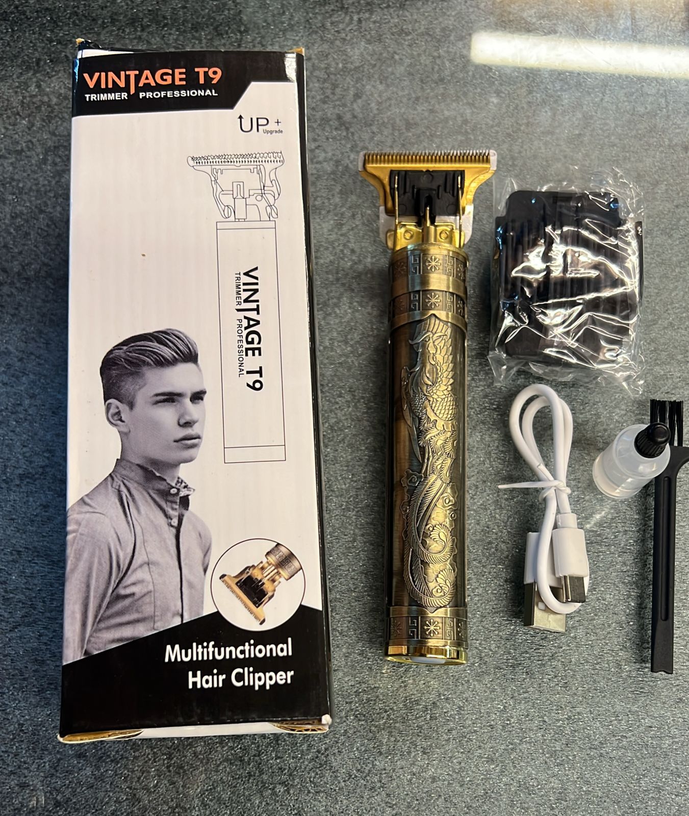 Rechargeble Vintage T9 Trimmer - রিচার্জেবল - Image 2