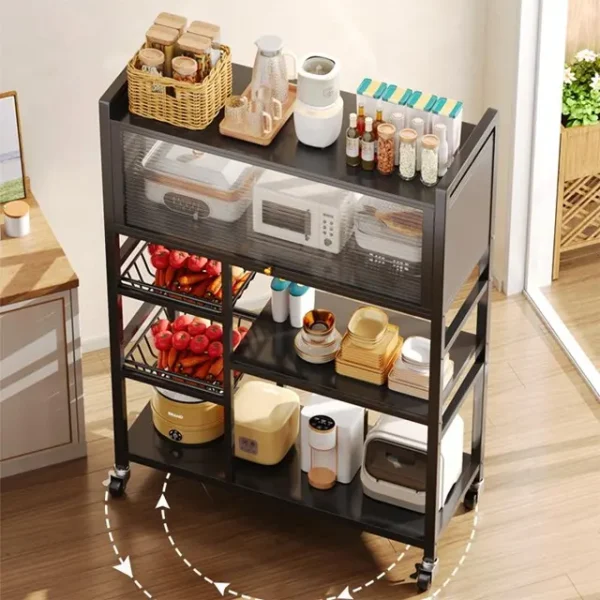 Floor Standing Kitchen Storage Rack - Image 3