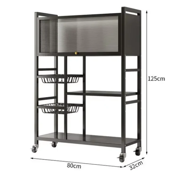Floor Standing Kitchen Storage Rack - Image 4