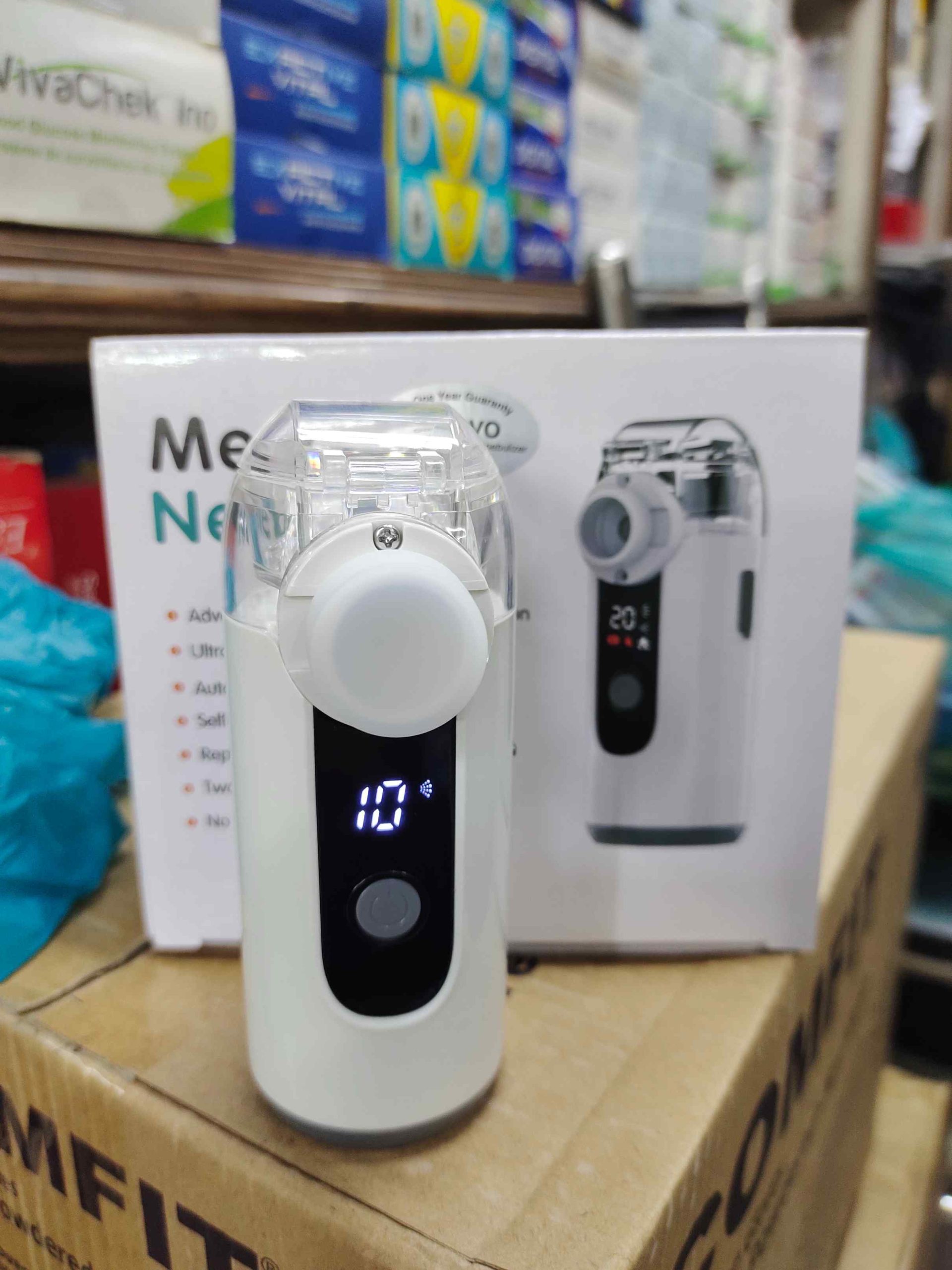 New Medical Nebulizers Portable Medical Mesh Nebulizador Household Smart Ultrasonic Nebulizer Machine with LCD Digital Screen - Image 4