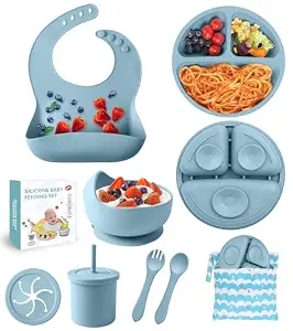 Silicone Feeding Set (6 Pcs 0 ) Multi Color - Image 2