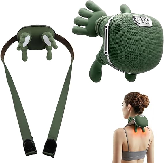 New Neck Shoulder Massager Heated Back Massagers Electric Kneading Muscles Massage Pillow Neck Waist Leg Body Massager - Image 2