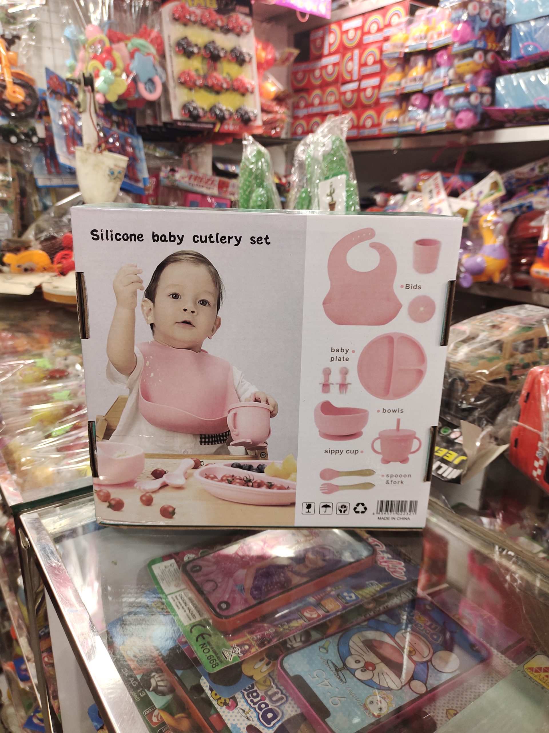 Silicone Feeding Set (6 Pcs 0 ) Multi Color - Image 6